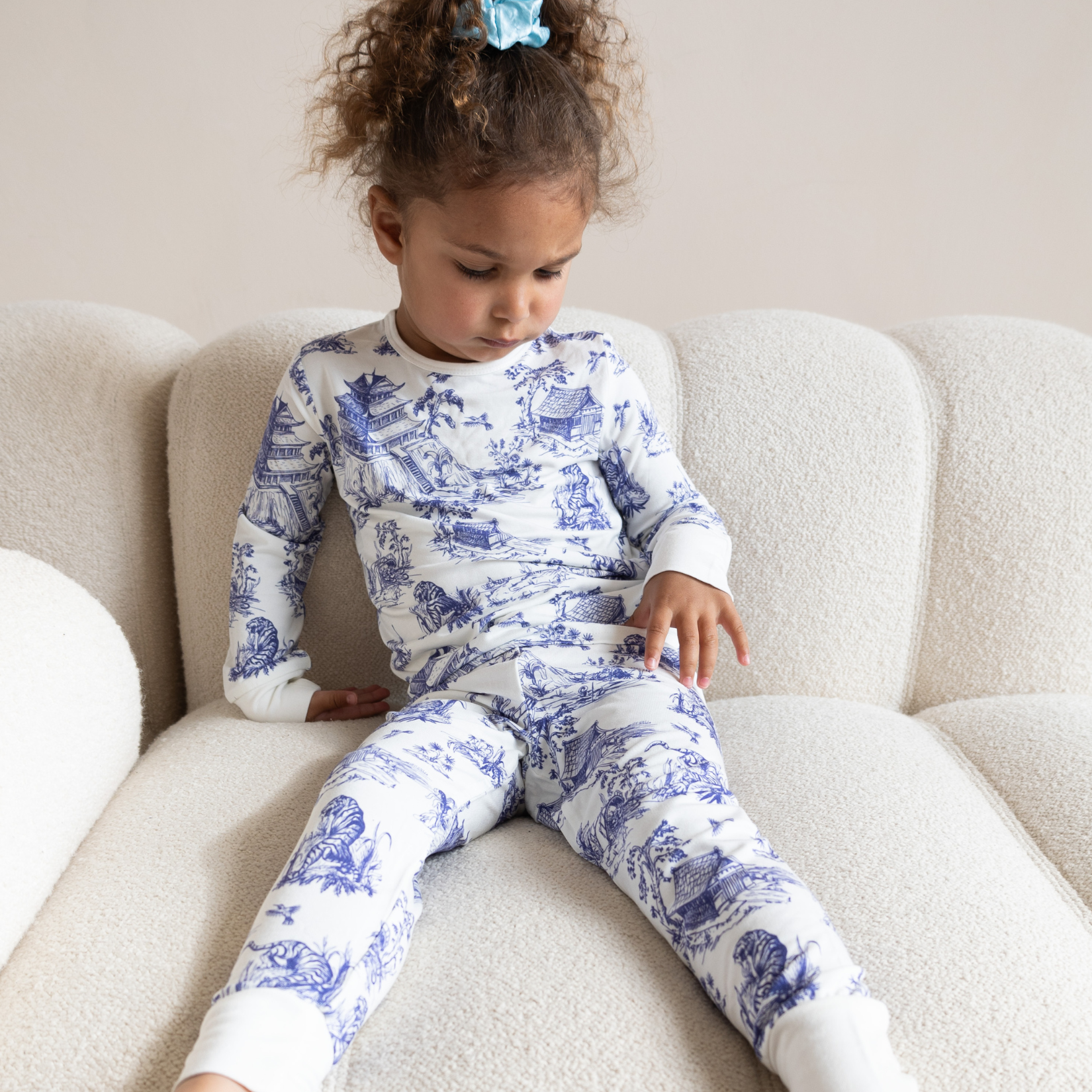 Children's PJ Set Toile de Jouy