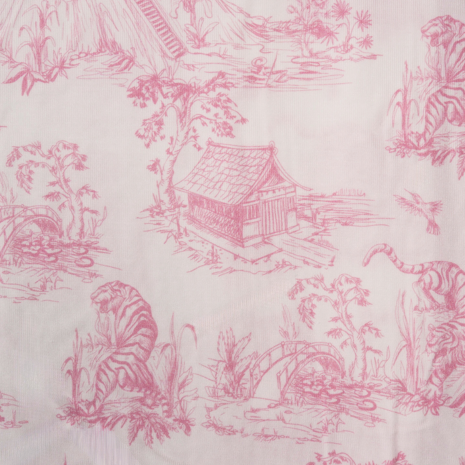 Children's PJ Set Pink Toile de Jouy