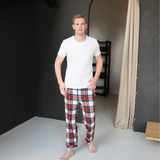 Mens Tartan Dreams Pajamas T-Shirt Set