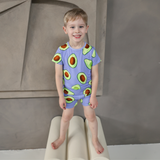 Children's Shortie PJ Set Avocado