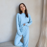 Breastfeeding Sweatshirt - Baby Blue