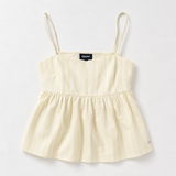 Breastfeeding Peplum Top Yellow