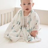 Plants Large Muslin Blanket