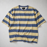 Oversized Breastfeeding Tee Butter and Blue