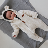 Zipster Teddy Suit Cream