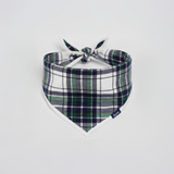 Dog Bib Green Tartan Pet Bandana