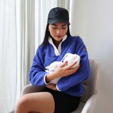 Breastfeeding Fleece Retro Cobalt