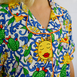 Ladies Pyjamas Set Sicilian Summer (Design Challenge Winner 2025)