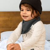 Bamboo Bandana Bib Grey Black