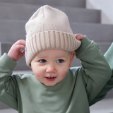 Bamboo Knit Beanie - Oatmeal