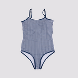 Ladies Swimsuit Nautical Stripes