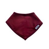 Bamboo Bandana Bib Burgundy