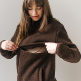 Breastfeeding Fleece Brown