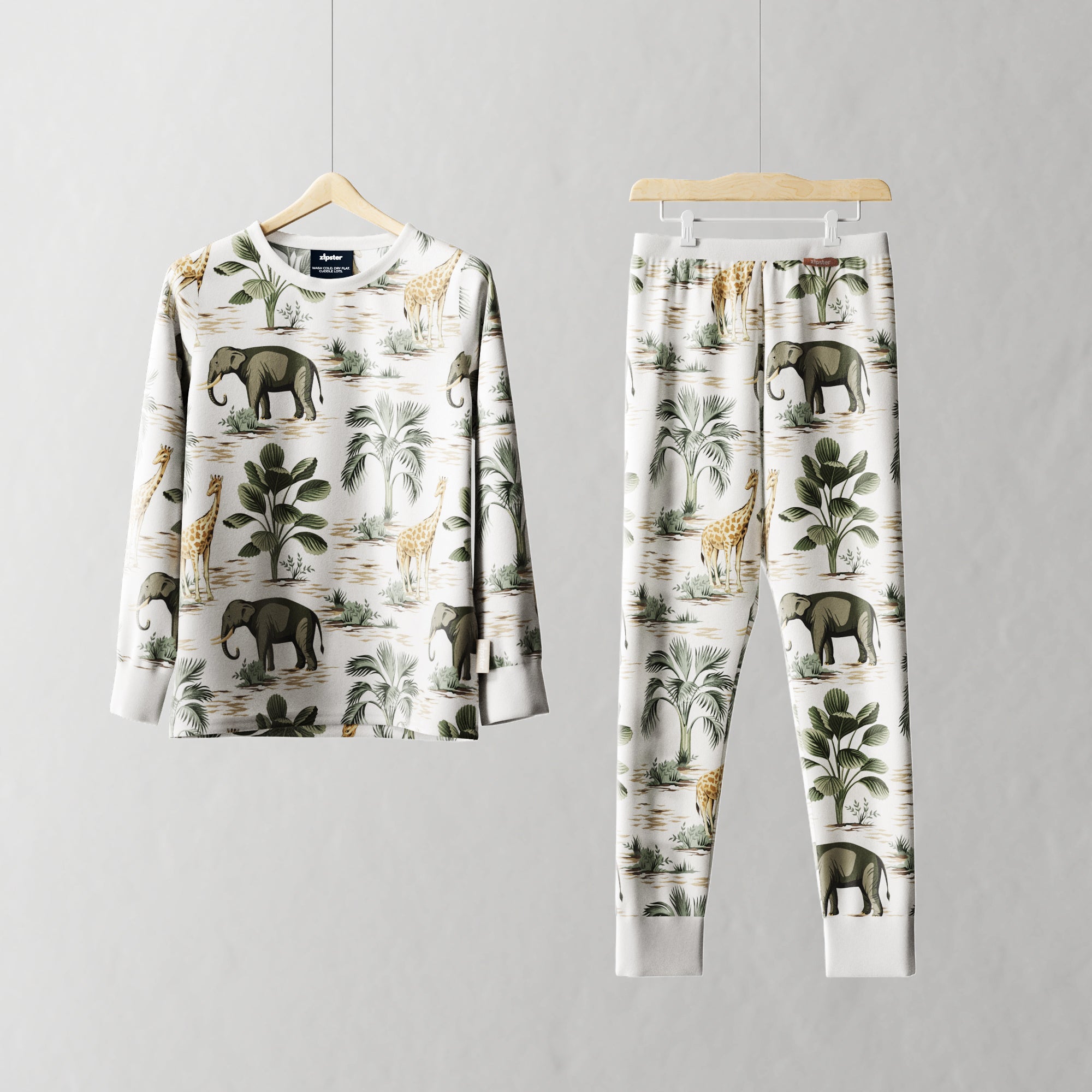 Children's PJ Set Jungle