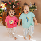 Oversized Kid's T-Shirt Pink Frida