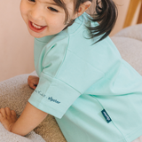Oversized Kid's T-Shirt Mint Frida Parrot