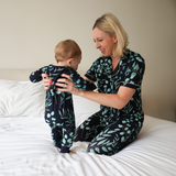 Ladies Pyjamas Set Eucalyptus