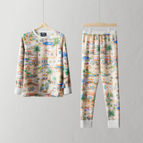 Children's PJ Coastal Town