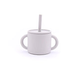 Silicone Cup With Handles and Straw